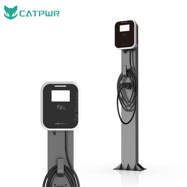 IEC 62196 Chargeur de véhicule électrique monté au sol de niveau 2 11 kW Chargeur domestique à haut rendement