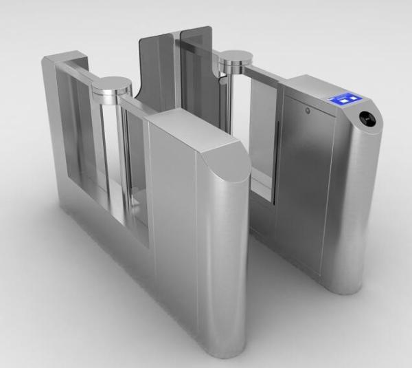 Fast Speed Optical Barrier Turnstiles Slim Body SUS316 Stainless Steel Shell