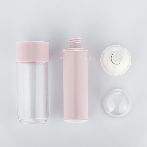 wholesale cosmetic plastic bottle sets jar for skincare face cream lotion bottle