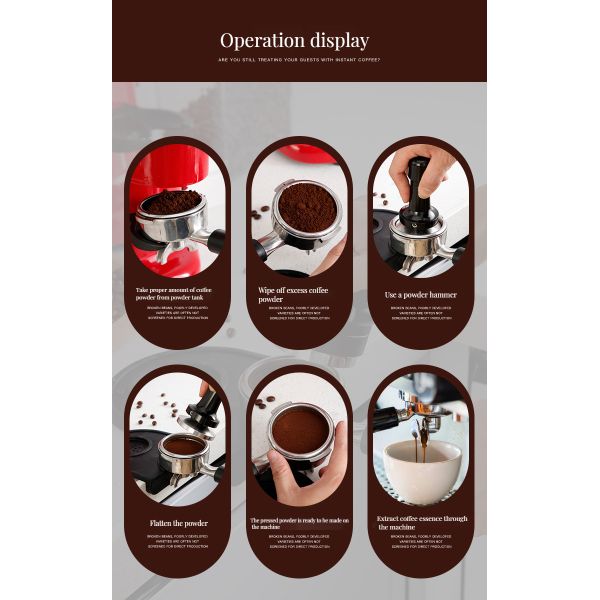 Adjustable Depth Tamper Distributor Presser Set for Perfect Bitterness Coffee Tea Tools