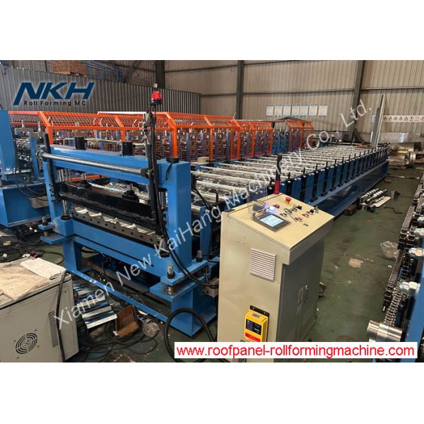 Machine de formage de rouleaux de panneaux de toiture Machine de formage de rouleaux de métal Machine de toiture métallique Expédition en Arabie saoudite