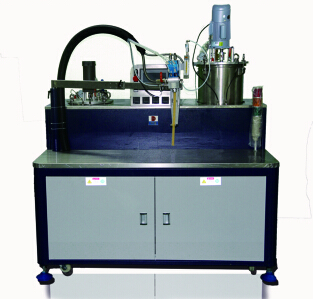 Equipamento de distribuição de cola AB personalizável para área de trabalho de 1200 x 1200 mm e taxa de 5-66g / 5s