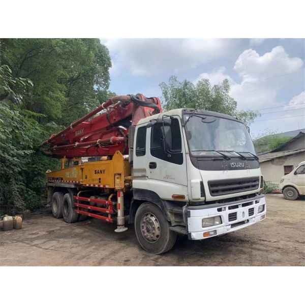 37 Meter Used Truck Concrete Pump Truck Mounted SYG5360THB 49