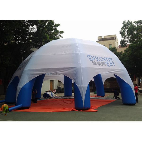 8m Diameter Water Proof Giant Inflatable Dome Tent , Printed Logo Inflatable