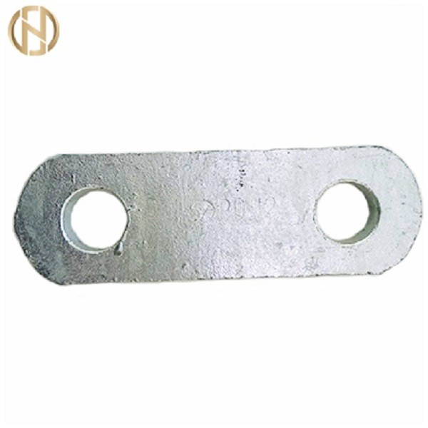 mergulhe o tipo galvanizado acessórios do paládio da estrutura da paralela do aço do polo da braçadeira/placa da relação