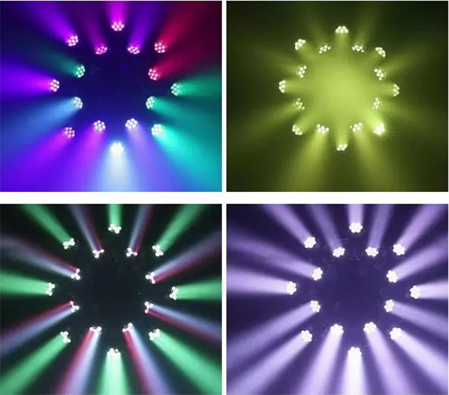 7x40 W Rgbw 4 In1 LED Moving Head Light LED Wash Zoom Par Can Stage Light OSRAM Lamp  Event Church DJ stage light