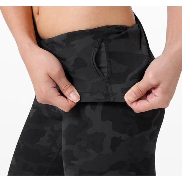 Гетры разминки камуфлирования талии женщин фитнеса спортзала высокие