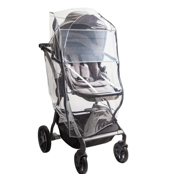 EVA Customize Weather Shield Clear PVC Baby Stroller Rain Cover