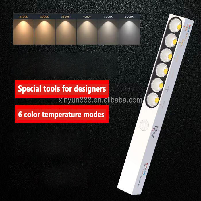800mA Color Temperature Stick Designer Light Portable Color Rendering Display Decoration Selection Color Temperature Lamp