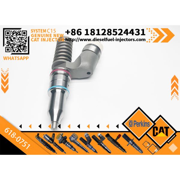 Injecteur de carburant en acier rapide 618-0751 253-0617 pour Cat C15 C18 C27 C32 OE NO1 253-0617