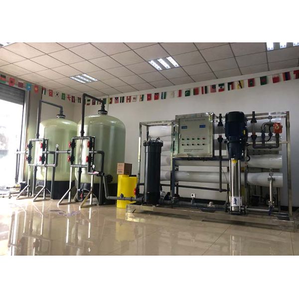 Quartz Sand And Activated Carbon Filter 6000L/H RO Water Treatment System For Beverage