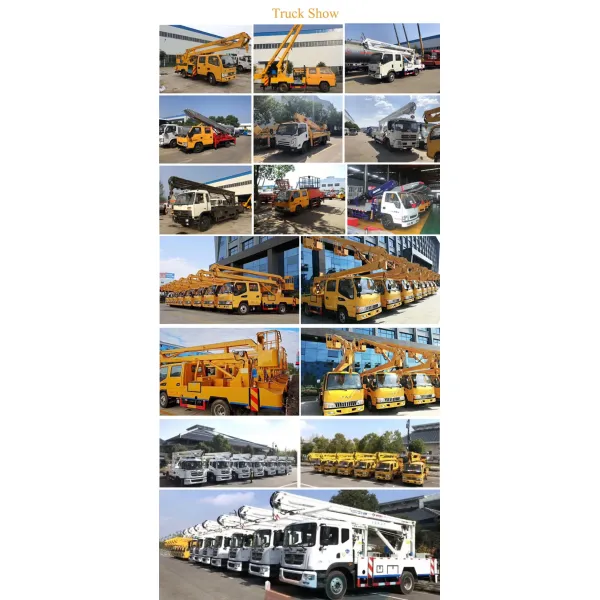28m-32m Telescopic Boom Hydraulic Man Lift Truck For Aerial Work