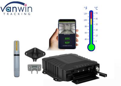 4ch HDD 4G ahd monitoramento de sensor de temperatura online 3G DVR móvel
