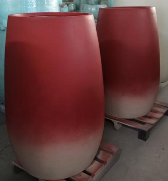Tall Flower Pots Planter Home And Garden Decoration Indoor Outdoor Concrete Flower Pots
