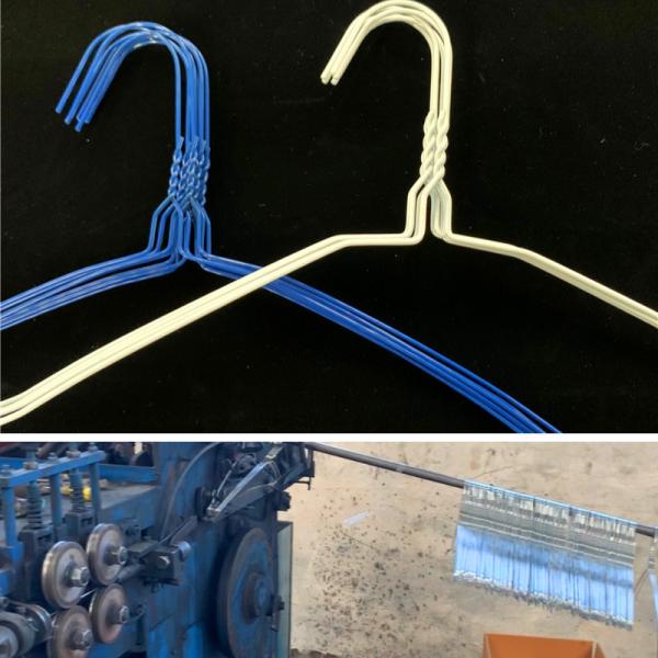 Modern 14.5 Gauge Clothes Wire Hanger For Heavy Clothing  500pcs Per Box