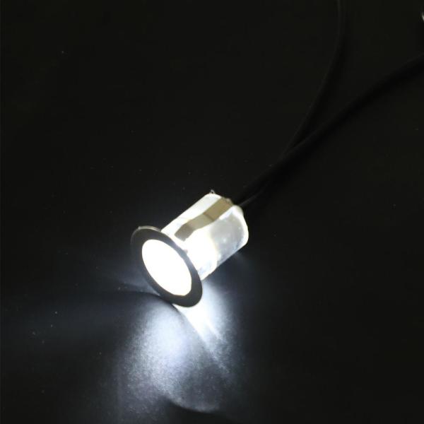 Luz subterrânea Recessed do diodo emissor de luz da baixa tensão, 30mm 6 luzes postas solares da plataforma das luzes