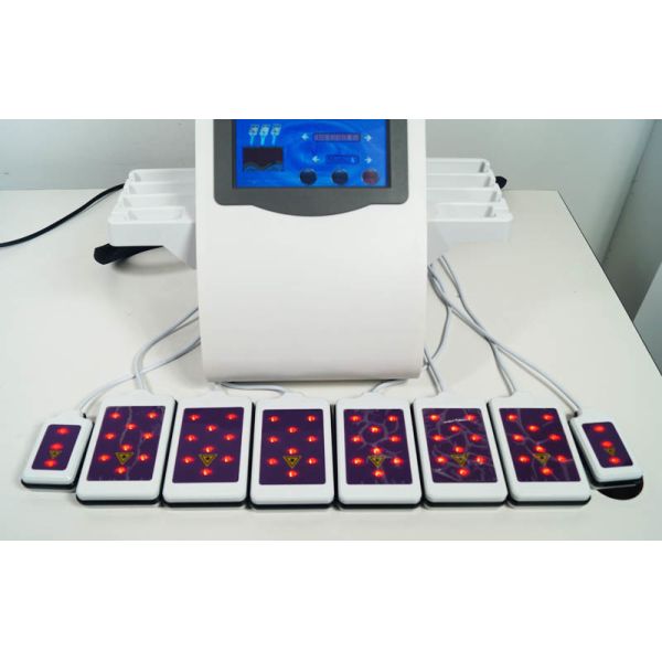 Vacuum 6 In 1 Body Lipolaser Slimming Machine 40KHz Purple For Weight Loss