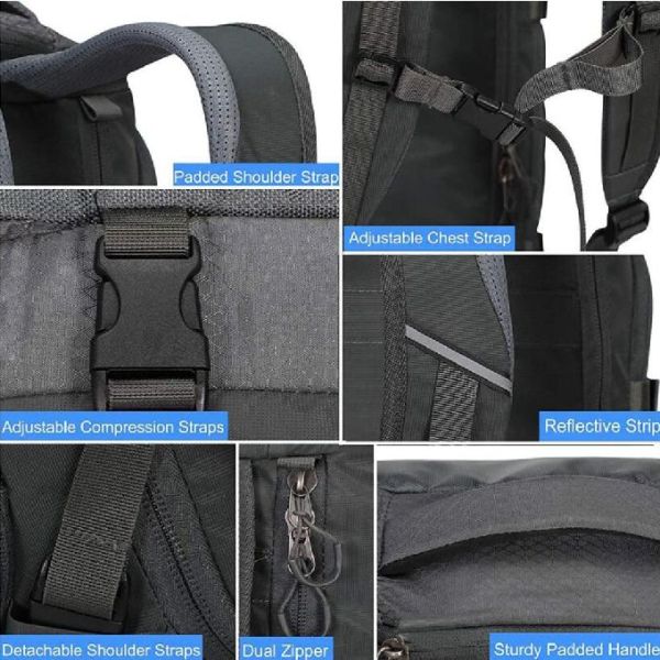 Многофункциональные отражательные двойные спорт перемещения молнии кладут в мешки с отсеком ботинок