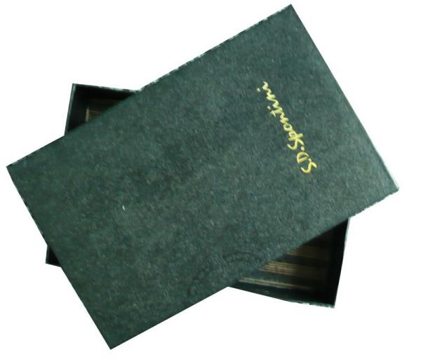 Sd.Spondini Men’s Shirt Box, Black Keepsake Gift Boxes For Packaging 1c+1c Printing