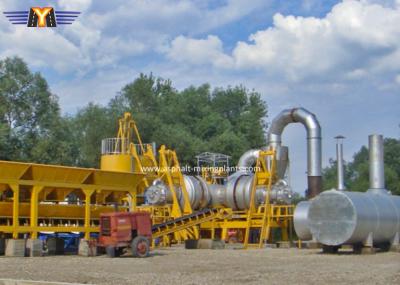 60TPH Mobile Asphalt Mixing Plant Batch Type PLC Programmable Centralized Control