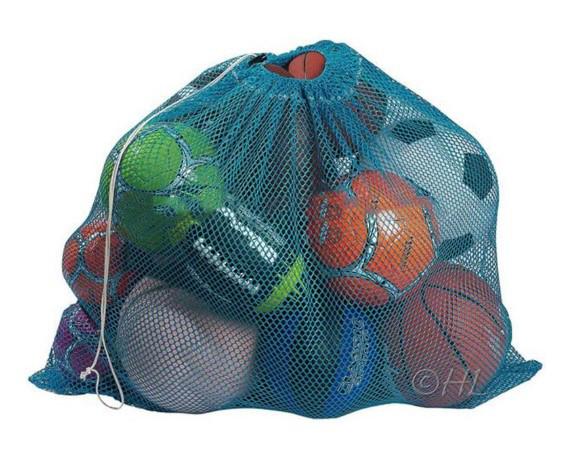 Custom Outdoor Sports Netting Ball Bags Mesh Polyester Material