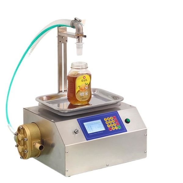 16 KG Beverage Filling Machine with Smart Automatic Honey Jar Filling Advancement
