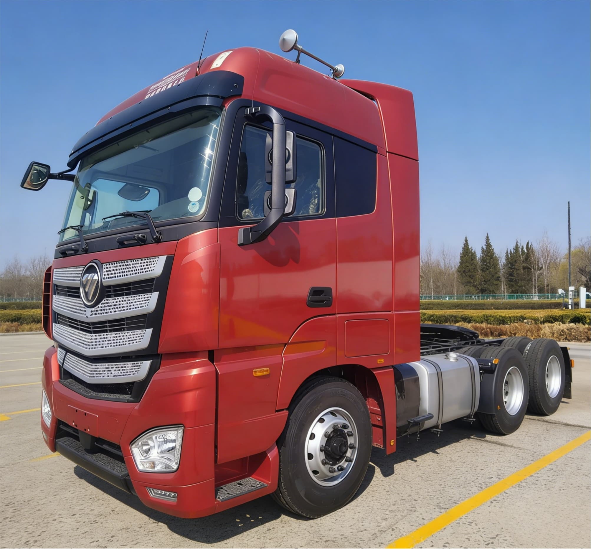 6×4 460HP Tractor With Air Suspension Axle - Second-hand Foton EST 6x4 Heavy Tractor - Foton long distance tractor - second hand 460hp heavy tractor