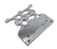 Le titane de usinage de meulage de commande numérique par ordinateur de pièce forgéee partie le plat micro pour l'instrument médical