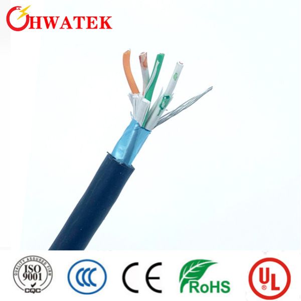 2F × 0.50mm² -40~105℃ Temp Resistant 60V DC Stranded  PVC Insulation PVC Jacket Bare Copper Stranded flat Cable