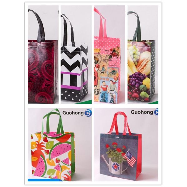 Promotional Ultrasonic laminated PP nonwoven shopping Bag reusable eco tote bag shopper