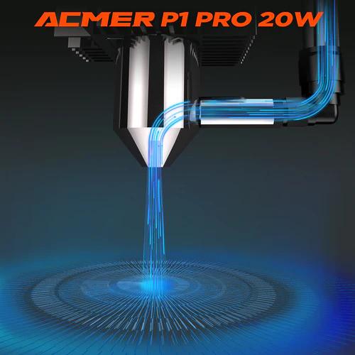 20W Diode Laser Head Module Upgrade Kit ACMER P1 10w Laser Engraver Module