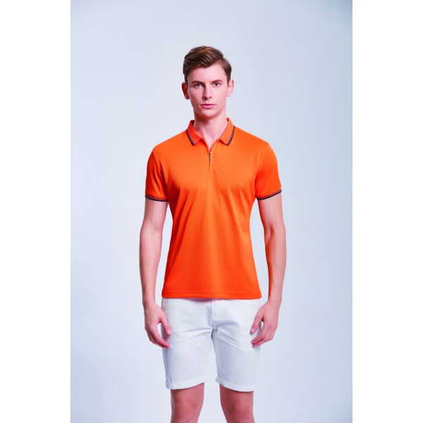 Футболка поло спорта 100% хлопок людей рубашек рукава краткости Flyita Breathable