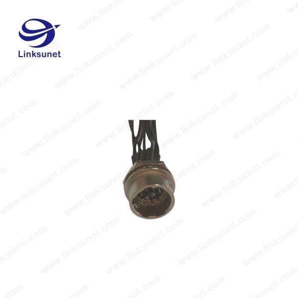 Hirose HR10 Series 10pin Panel Mount Connectors for Signal to the internal wiring harness