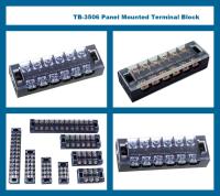 o bloco de terminais 230V 400V 660V de 25A 12 Polo fixou a montagem da placa do parafuso da barreira