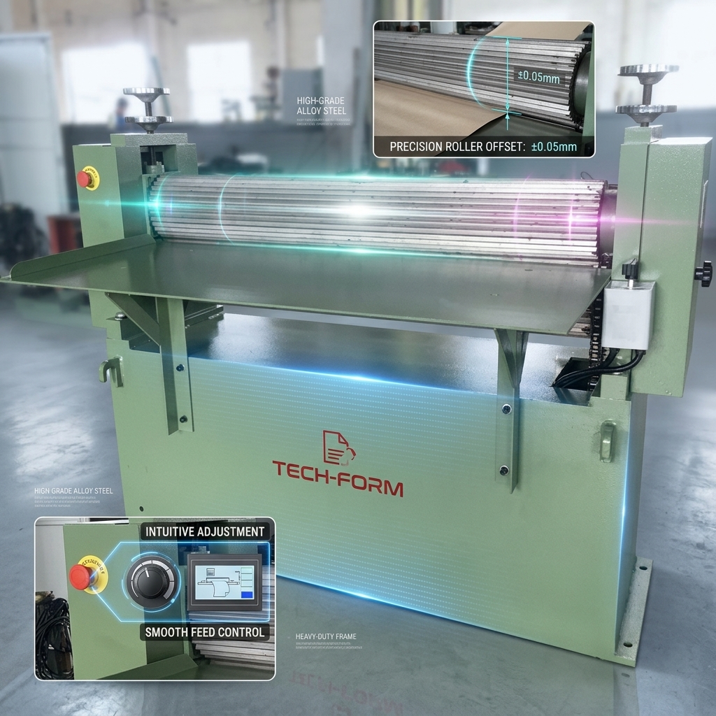 Roll Forming Transformer Insulation Paper Board Corrugating Machine Press