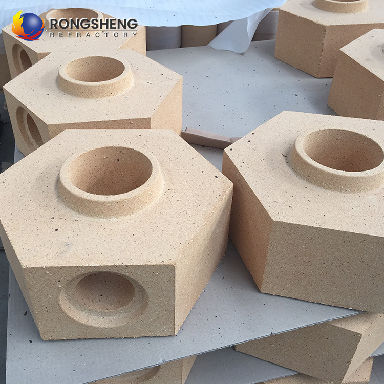 Factory Supply Mullite Alumina Fireclay Casting Runner Bricks Round Refractory Brick Casting Nozzle Bricks For Foundry Steel