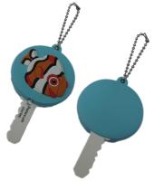 Double Sides 2D 3D Soft PVC Keychain Pantone Color PMS PVC Key Holder