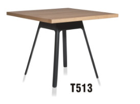 America style mid century wooden square dining table furniture