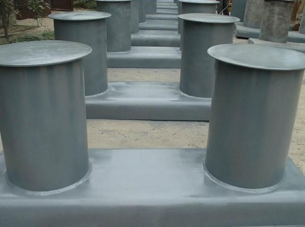 Marine Steel Mooring Components Container Vessel Mooring Bitts