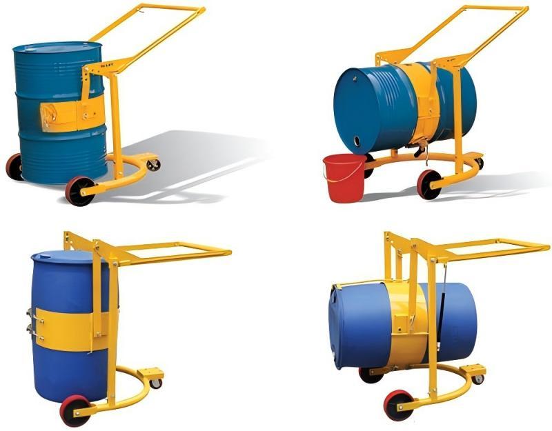Mobile manual drum carrier for lifting drum 300kgs, 450kgs,500kgs
