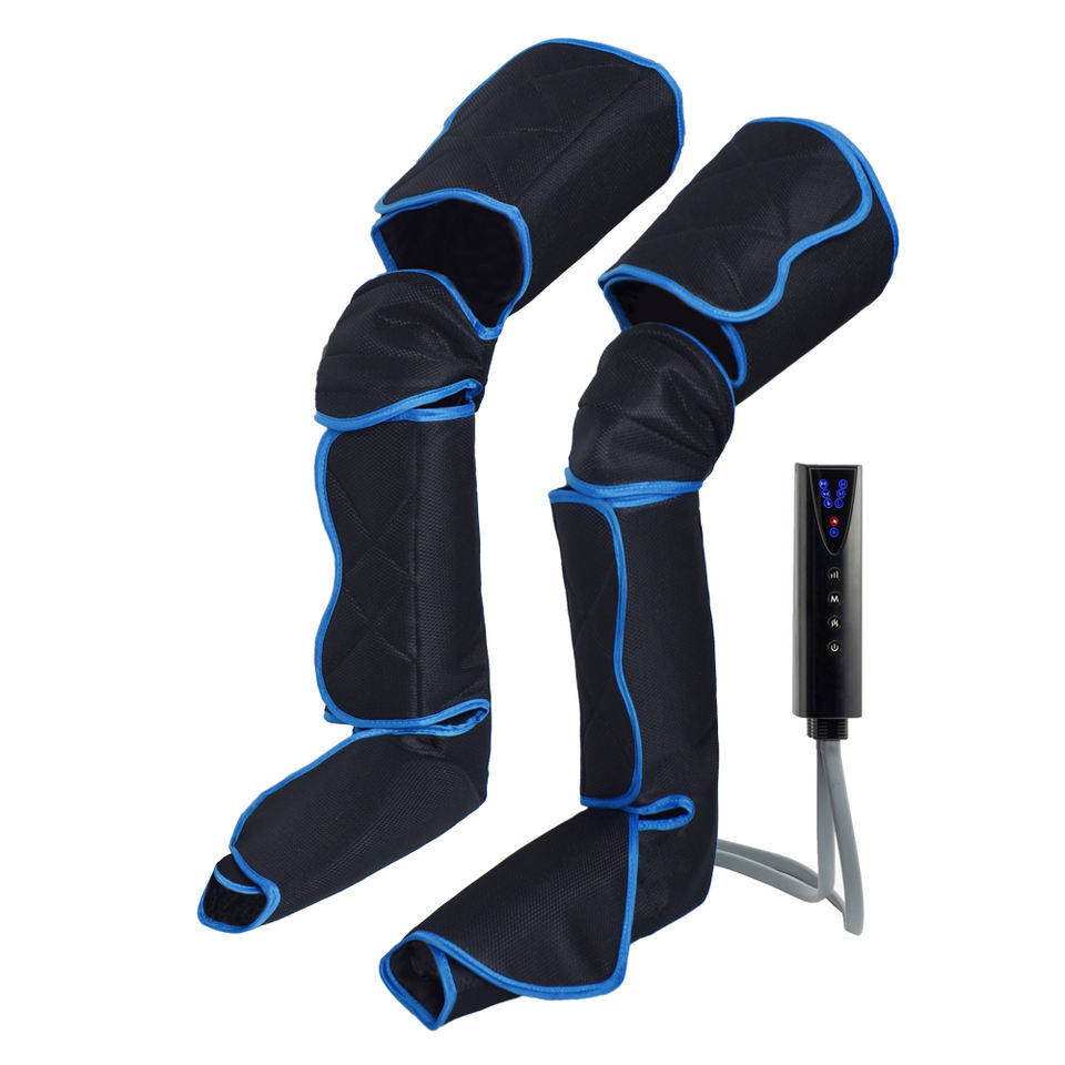 Rechargeable Air Compression Leg Massager with 4 Massage Modes for Blood Circulation and Recovery