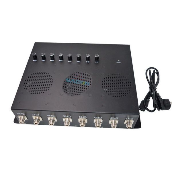 80W Output Power 8 Bands Vehicle Mounted Signal Jammer with 80m Range for Prison Security