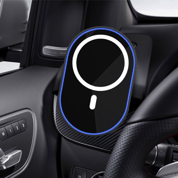 200khz ABS Glass 15W 9V 1.67A Wireless Car Charger Pad