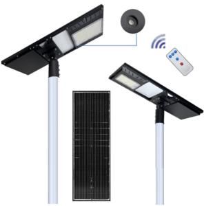 Outdoor Smart Lighting Aluminum All in One Solar Led Street Light with Microwave