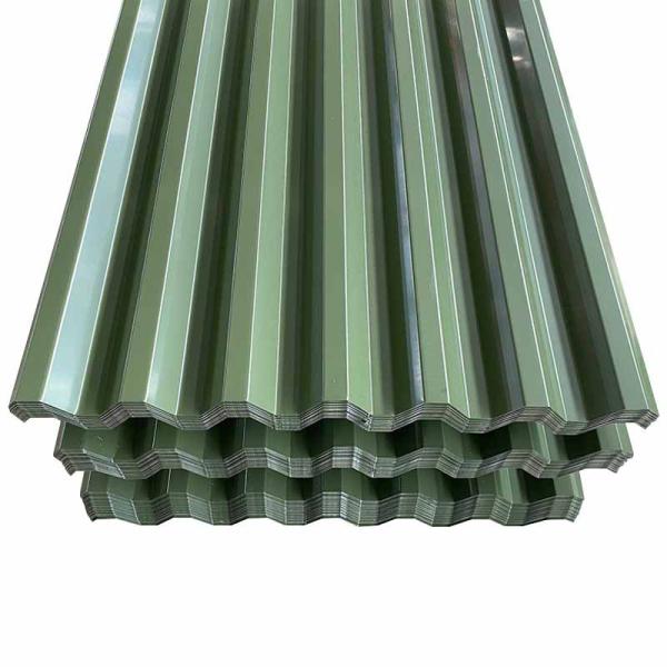 DX51 DX53D Z275 PPGI 0.6mm Black Corrugated Sheets For Architecture