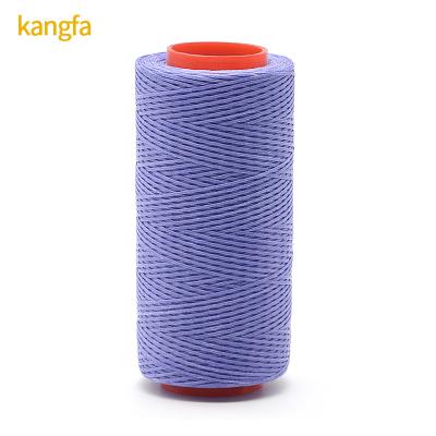 100g-400g Peso Fio de cera de tricô 0,8mm Flat Fio de cera 200 metros para couro