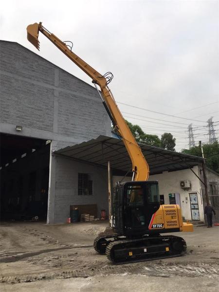 24m Komatsu PC450 Long Reach Excavator Booms Yellow Color 10500mm Length