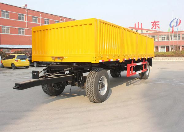 Full Trailer For Timber And Bulk Cargo Towing 1.5m Truck Trailer Transport