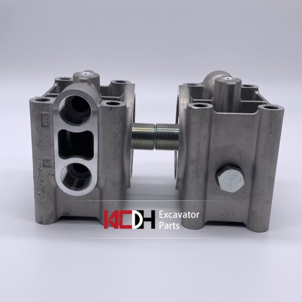 Основание основания 1R0714 фильтра для масла частей 1R-0714 экскаватора  307C/D 305.5C 308C/D алюминиевое, соответствующее для собрания воздушного фильтра