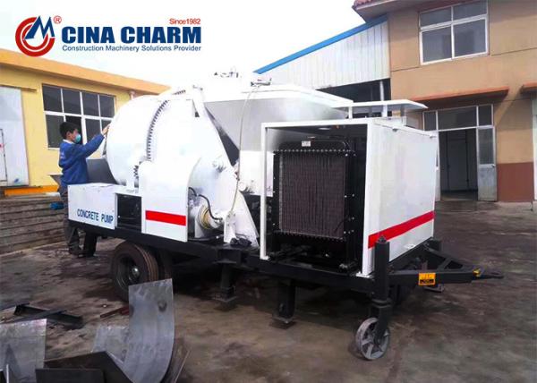 20m3/H concrete pump trailer Diesel Engine Concrete Line Pump